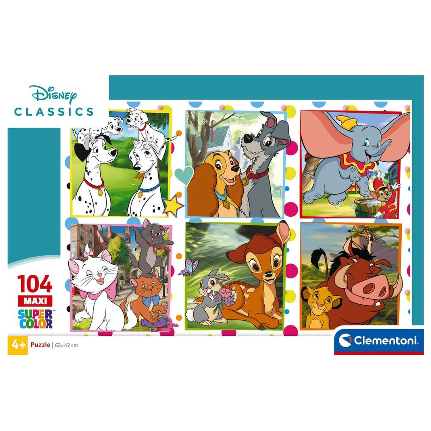 Disney Classic maxi puzzle 104 ks produktová fotografia