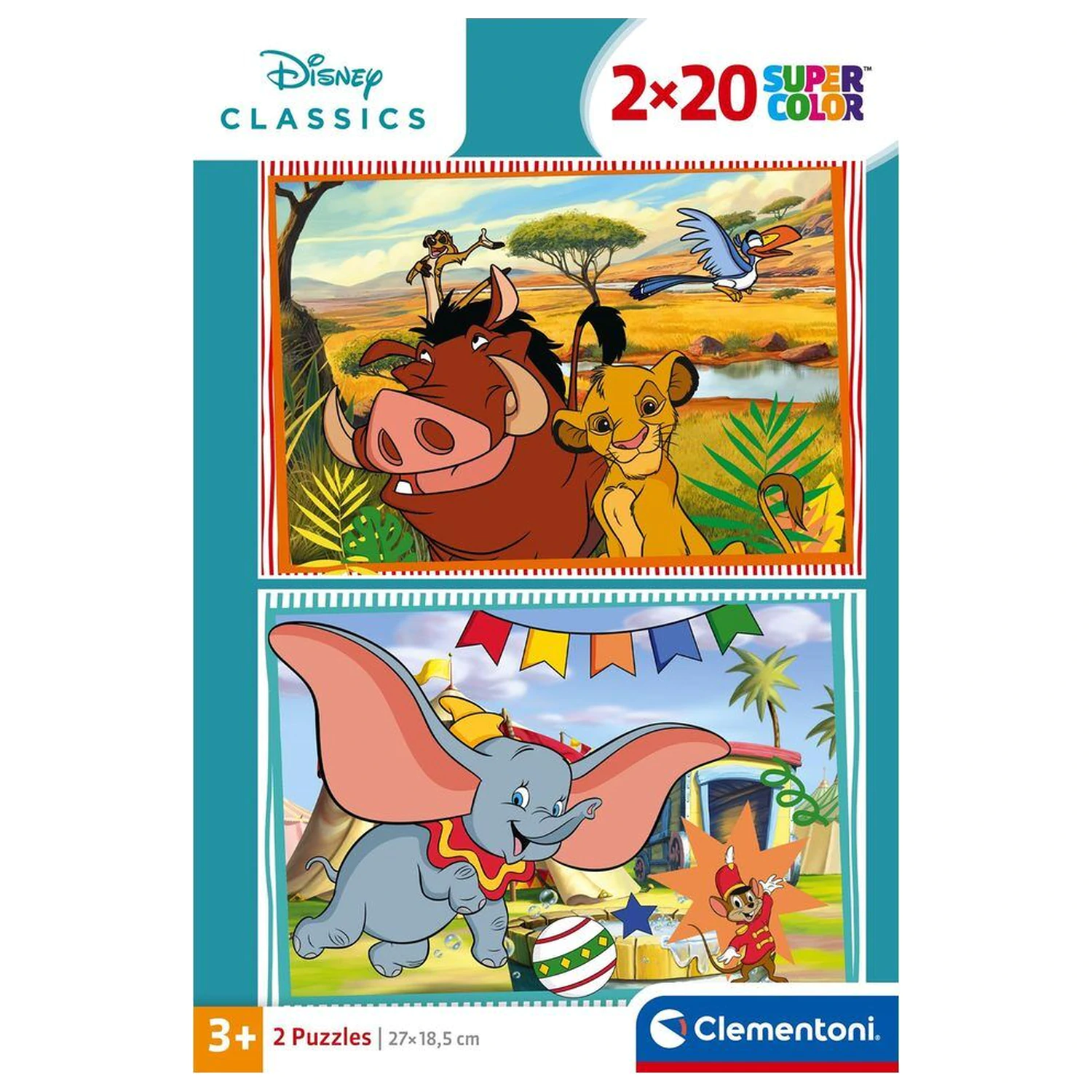 Disney Classic puzzle 2x20ks produktová fotografia