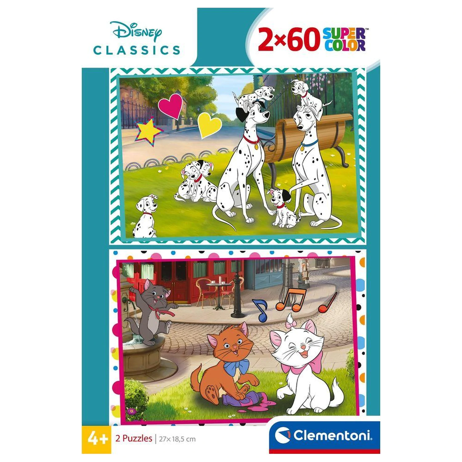 Disney Classic puzzle 2x60ks produktová fotografia