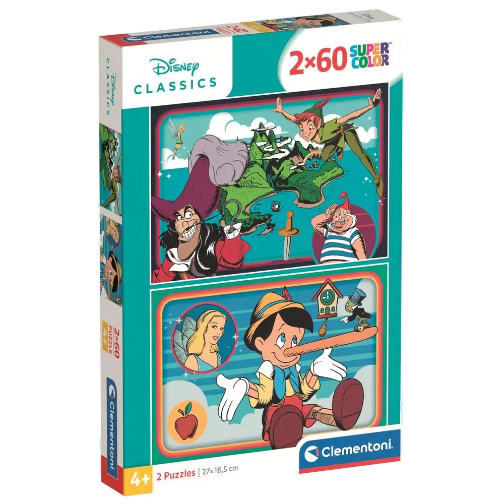 Disney Classic puzzle 2 x 60 dielikov produktová fotografia