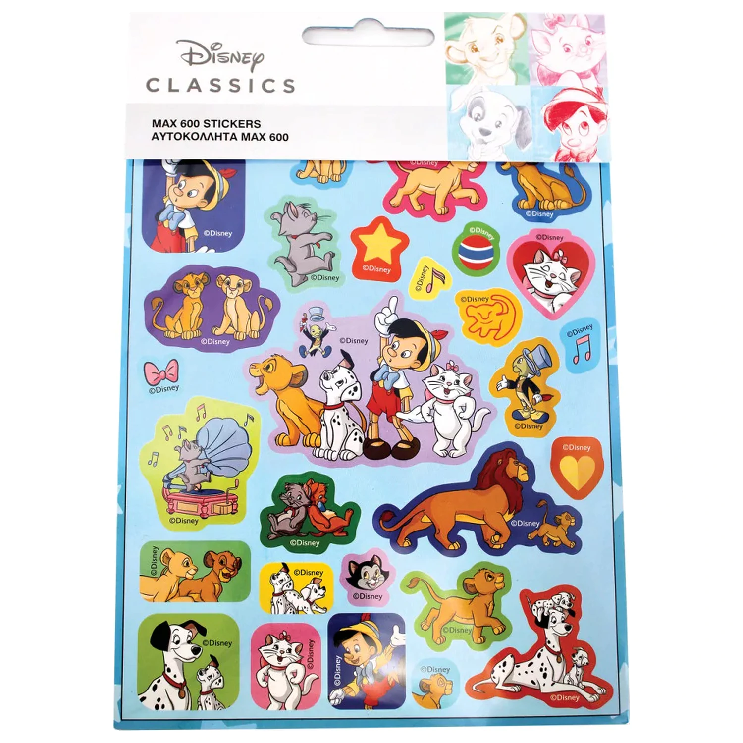 Disney Classics Fun 600-dielna súprava nálepiek produktová fotografia