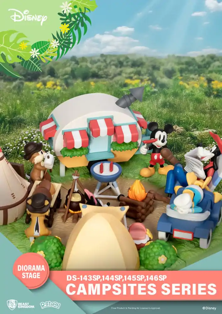 Disney D-Stage Campsite Series PVC Dioráma Chip &amp; Dale Special Edition 10 cm produktová fotografia