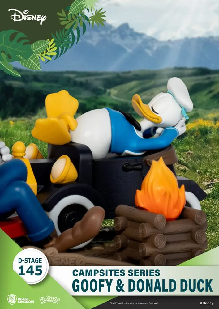 Disney D-Stage Campsite Series PVC Dioráma Goofy & Donald Duck 10 cm produktová fotografia