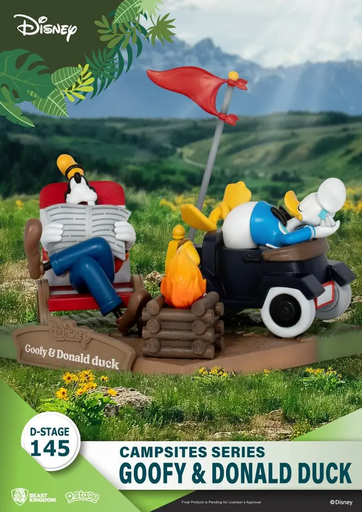 Disney D-Stage Campsite Series PVC Dioráma Goofy & Donald Duck 10 cm produktová fotografia