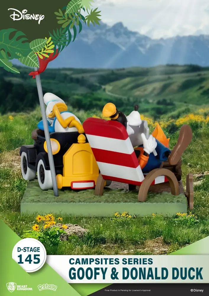 Disney D-Stage Campsite Series PVC Dioráma Goofy & Donald Duck 10 cm produktová fotografia