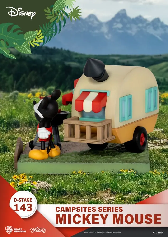 Disney D-Stage Campsite Series PVC Dioráma Mickey Mouse 10 cm produktová fotografia