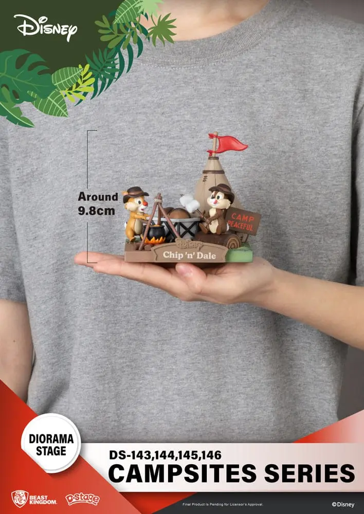 Disney D-Stage Campsite Series PVC Dioráma Mickey Mouse 10 cm produktová fotografia