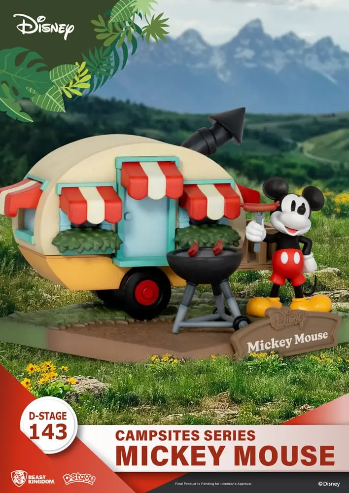 Disney D-Stage Campsite Series PVC Dioráma Mickey Mouse 10 cm produktová fotografia