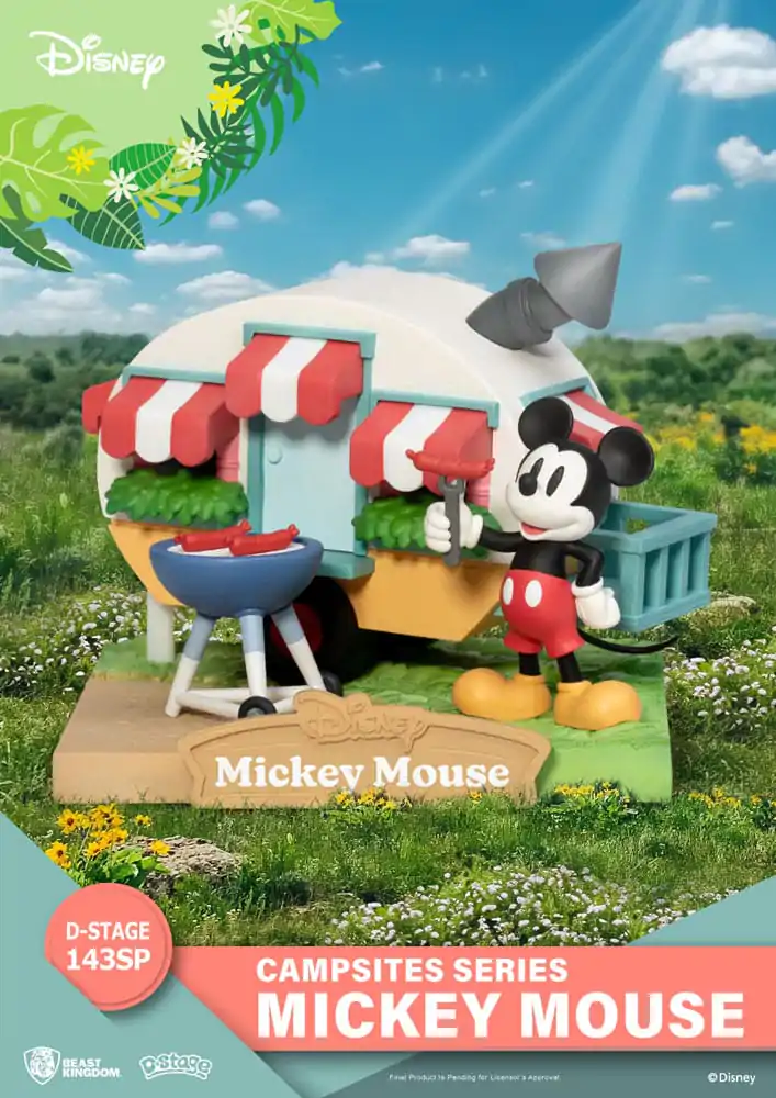 Disney D-Stage Campsite Series PVC Dioráma Mickey Mouse Special Edition 10 cm produktová fotografia