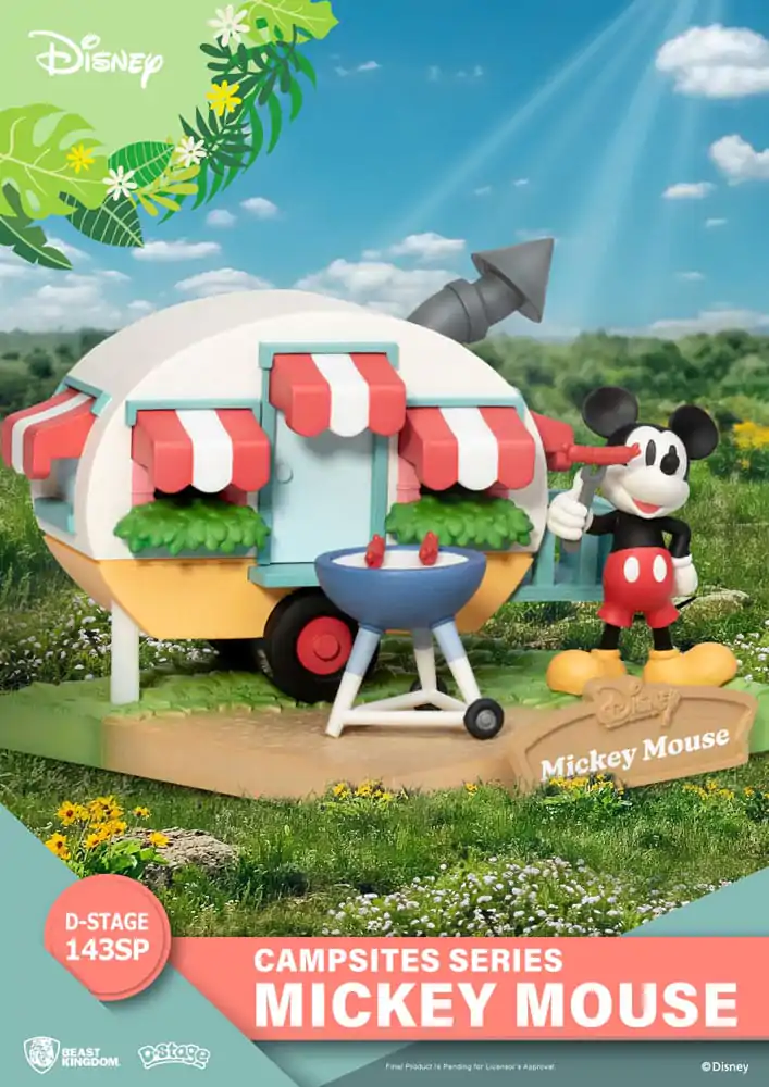 Disney D-Stage Campsite Series PVC Dioráma Mickey Mouse Special Edition 10 cm produktová fotografia