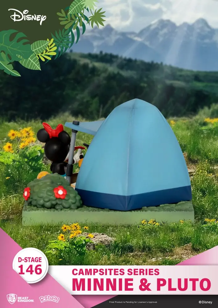 Disney D-Stage Campsite Series PVC Dioráma Mini &amp; Pluto 10 cm produktová fotografia