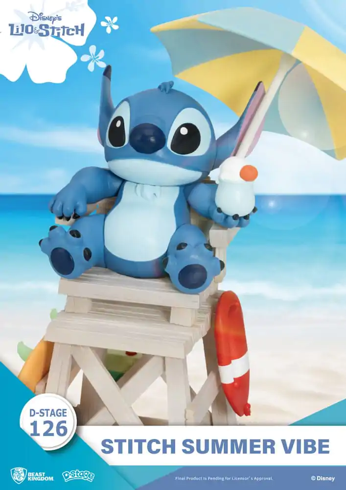Disney D-Stage PVC Dioráma Stitch Summer Vibe 16 cm produktová fotografia