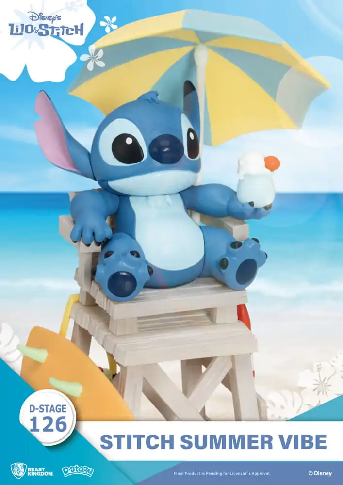 Disney D-Stage PVC Dioráma Stitch Summer Vibe 16 cm produktová fotografia