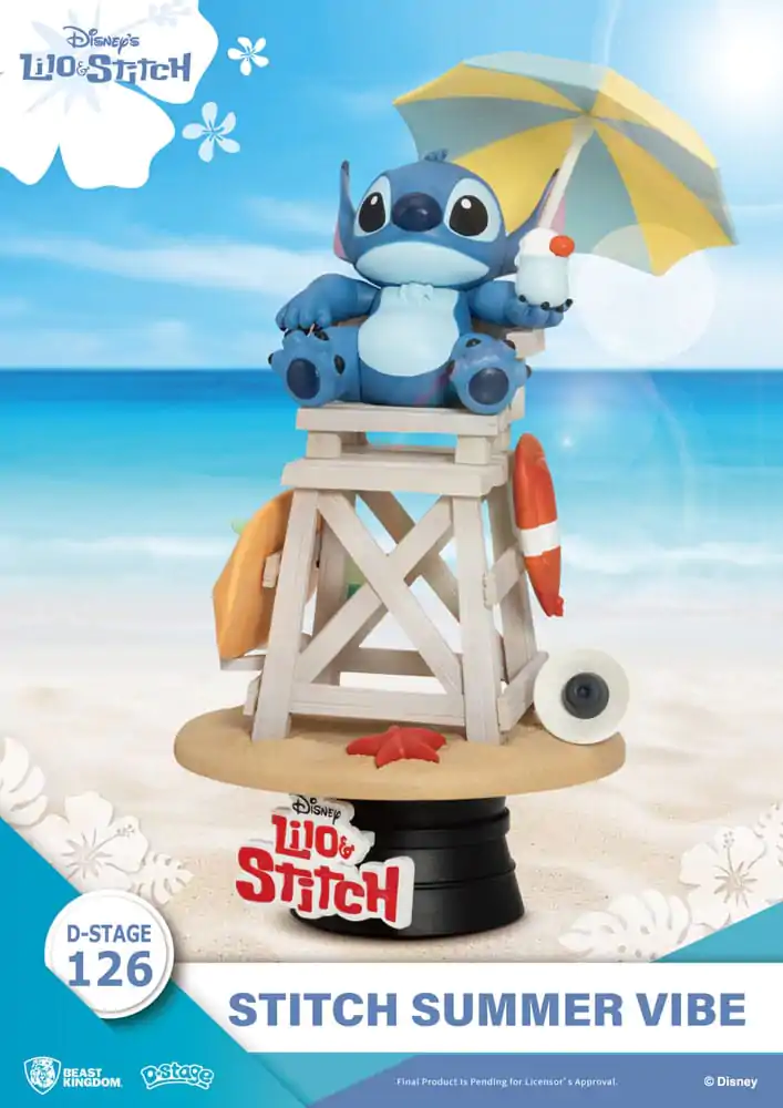 Disney D-Stage PVC Dioráma Stitch Summer Vibe 16 cm produktová fotografia