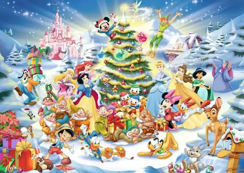 Disney skladačky Puzzle Disney's Christmas (1000 kusov) termékfotó