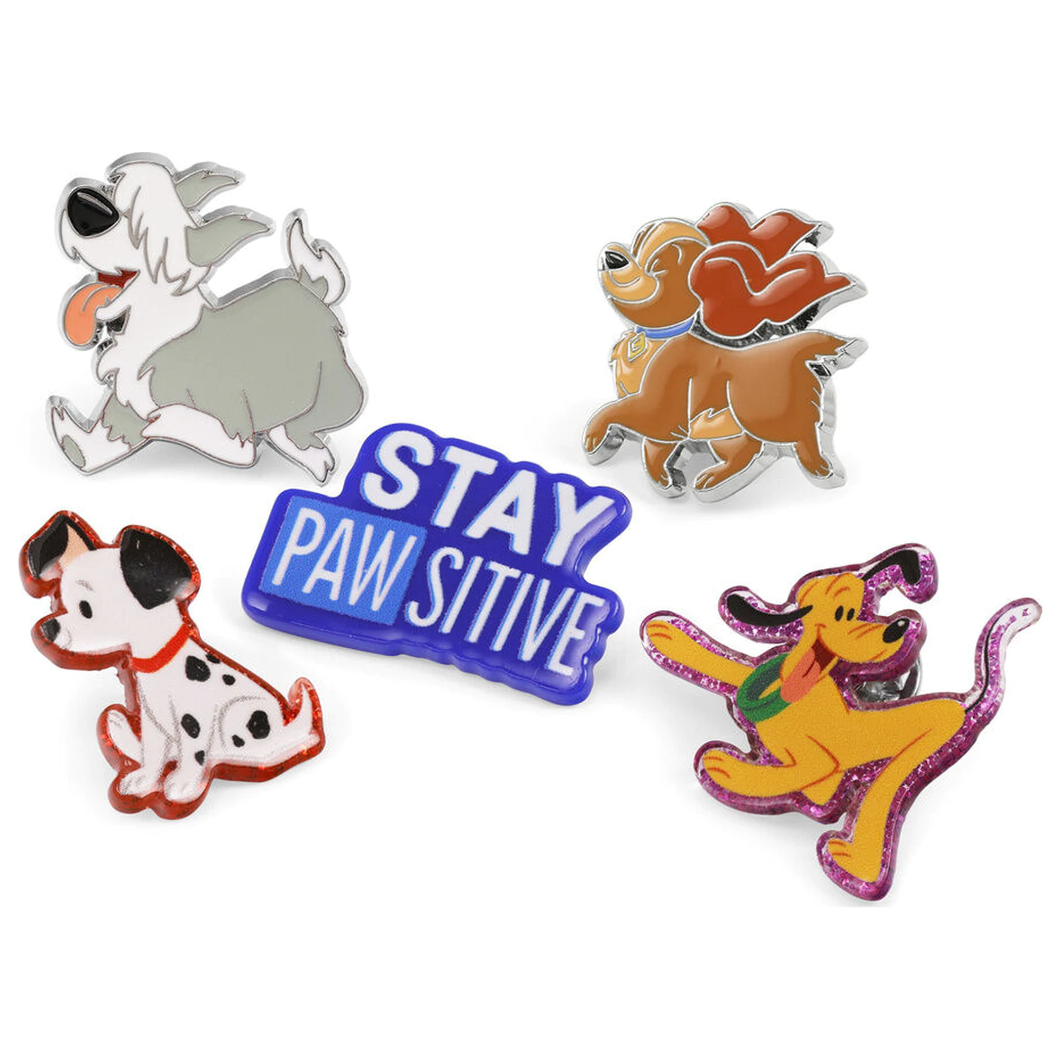 Disney Dogs sada 5 odznakov produktová fotografia