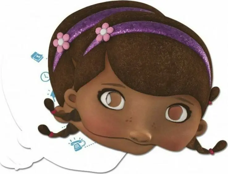 Disney Doc McStuffins 2v1 Pozvánka a Maska 4-balenie produktová fotografia