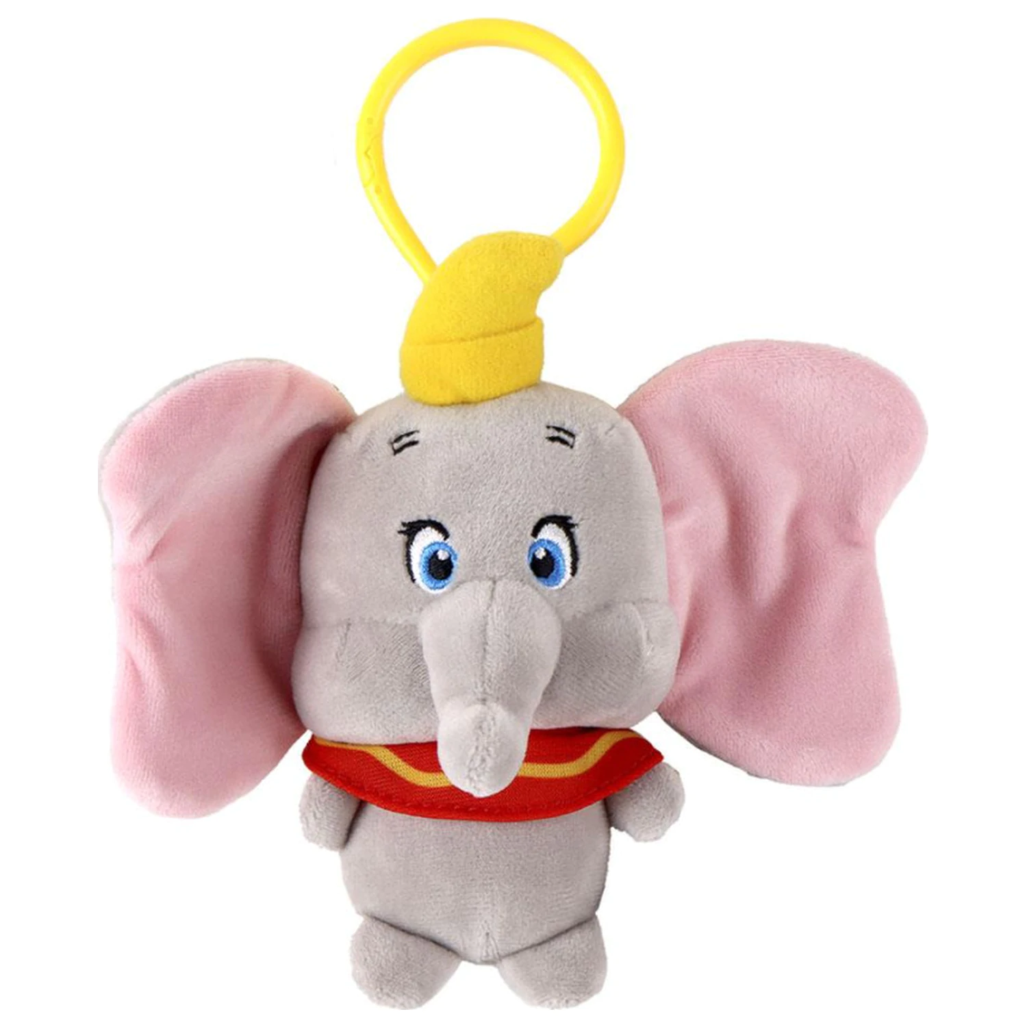 Disney Dumbo sivá 3D plyšová figúrka s vešiakom, prívesok na tašku 13 cm produktová fotografia