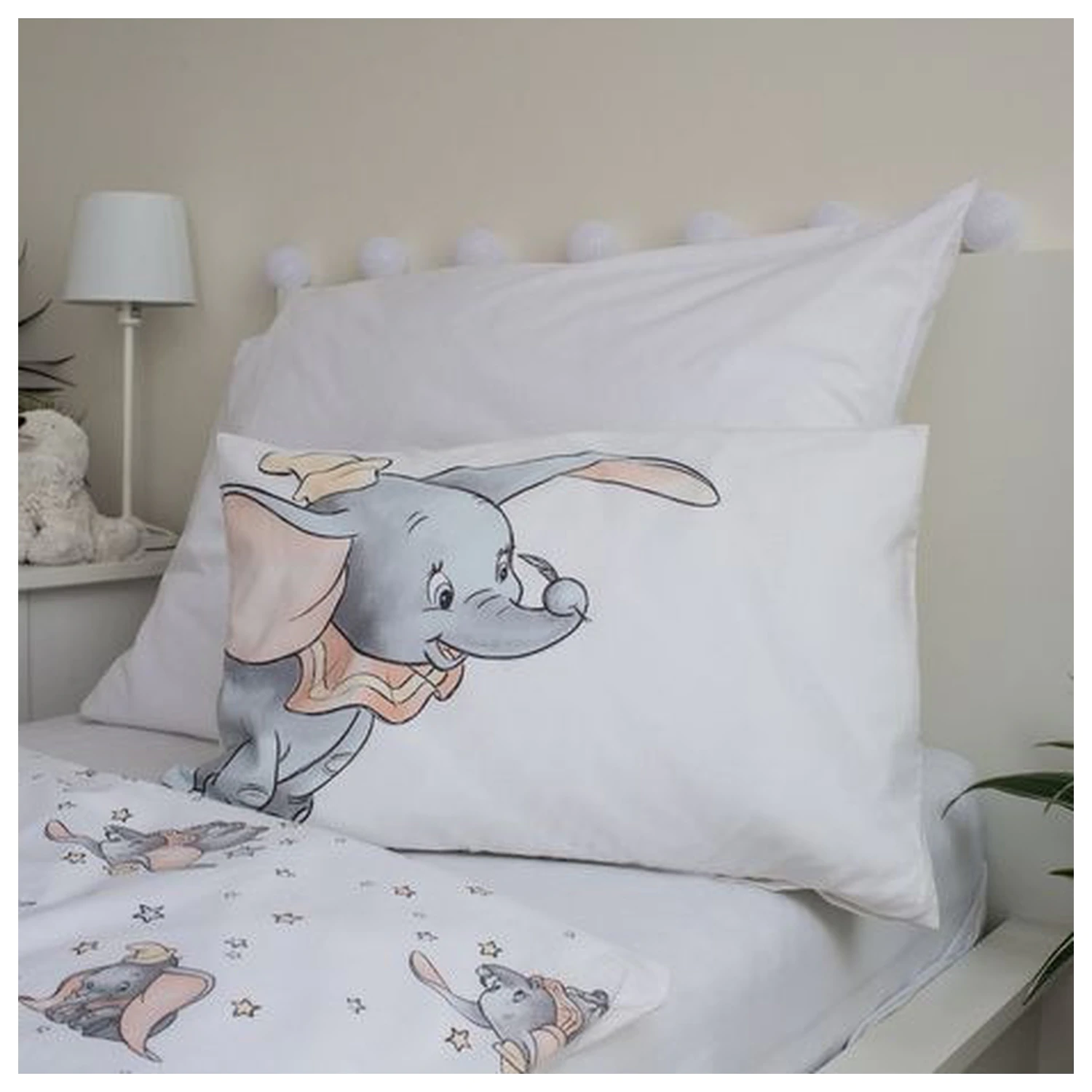 Disney Dumbo sivá obliečka na paplón pre batoľatá a predškolákov produktová fotografia
