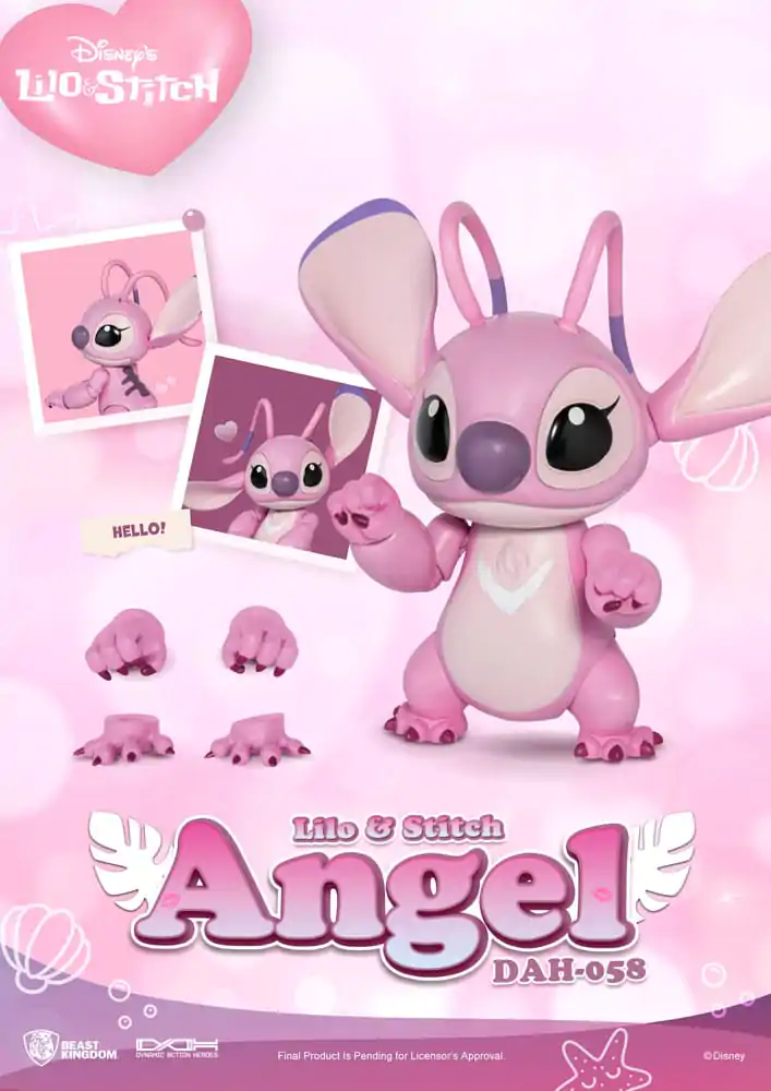 Disney Dynamic 8ction Heroes Akčná figúrka 1/9 Angel (Lilo &amp; Stitch) 16 cm termékfotó