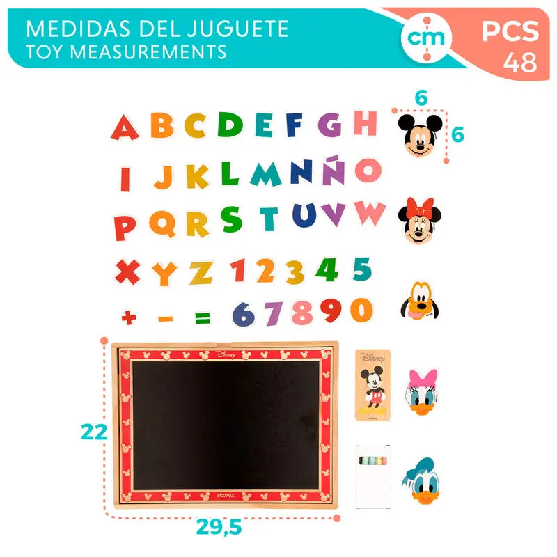 Disney drevená magnetická tabuľa produktová fotografia