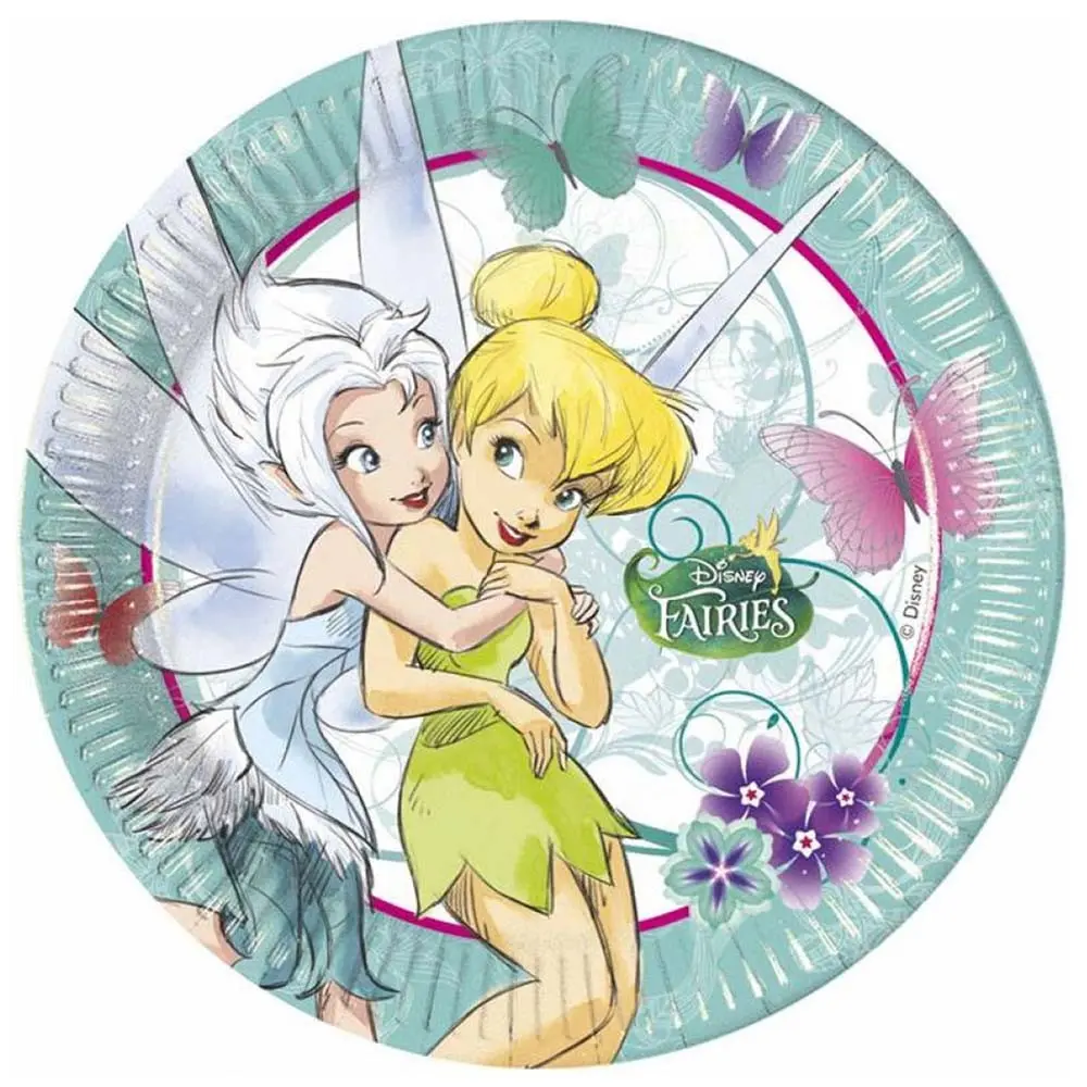 Disney Fairyland Treats, Tinker Bell papierové taniere 8 ks 23 cm produktová fotografia