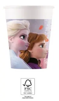 Disney Frozen II, Frozen papierový pohár 8 kusov 200 ml FSC produktová fotografia