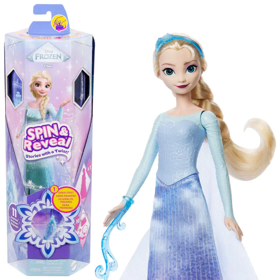 Disney Frozen Spin And Reveal Elsa bábika produktová fotografia
