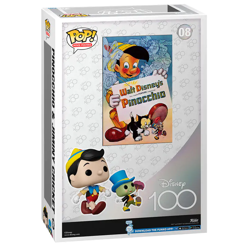 Disney POP! Movie Poster & Figúrka Pinocchio 9 cm produktová fotografia
