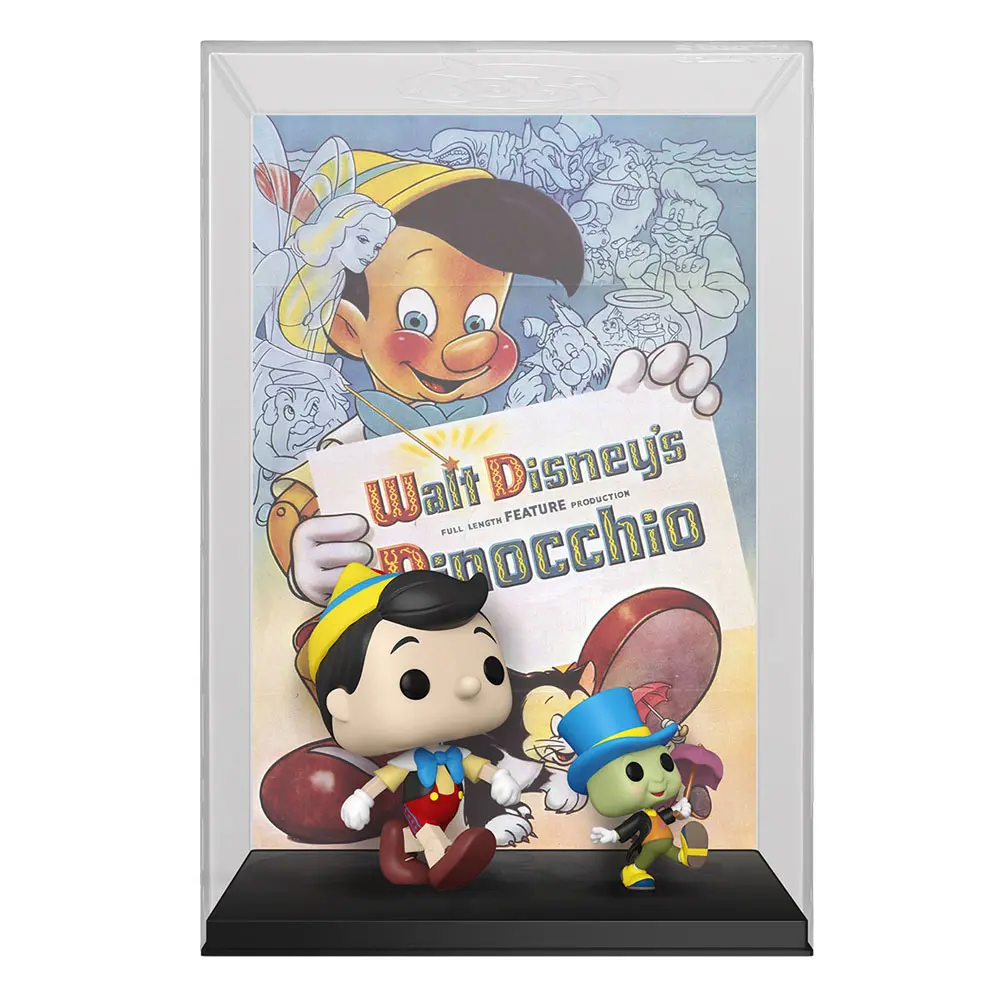 Disney POP! Poster a filmom & figúrka Pinocchio 9 cm termékfotó