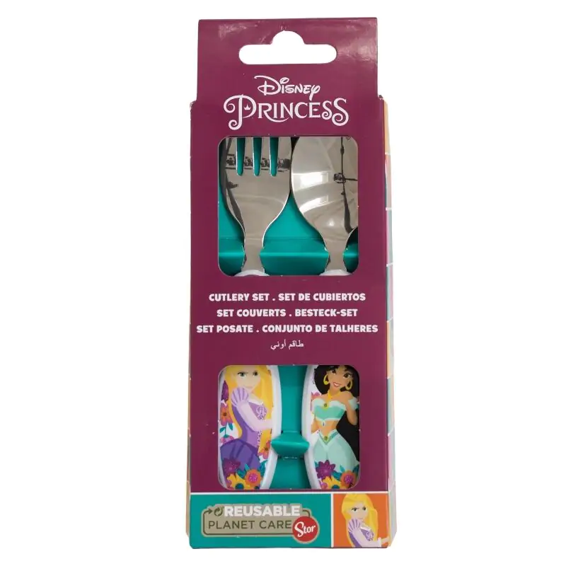 Disney Princess Set 2 kovové príbory produktová fotografia
