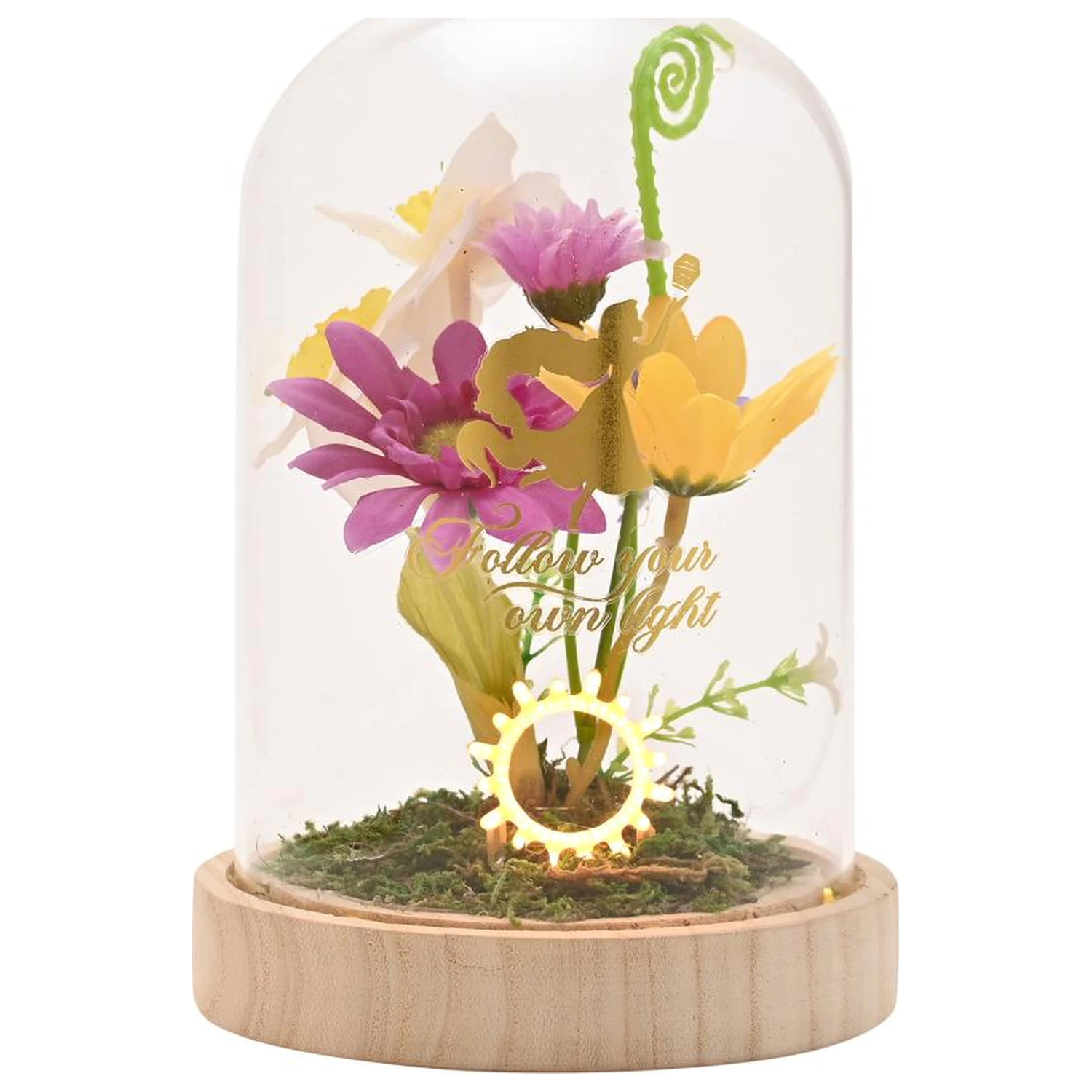 Disney Princess Rapunzel kvetinový zvon s neónovým svetlom produktová fotografia