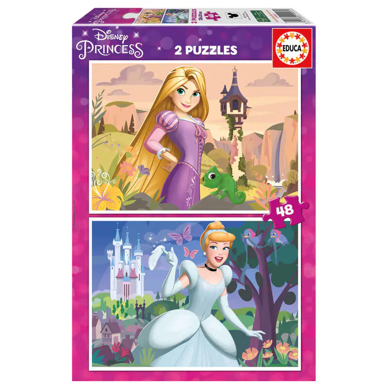 Disney Princess Rapunzel + Cinderella puzzle 2 x 48 dielikov produktová fotografia