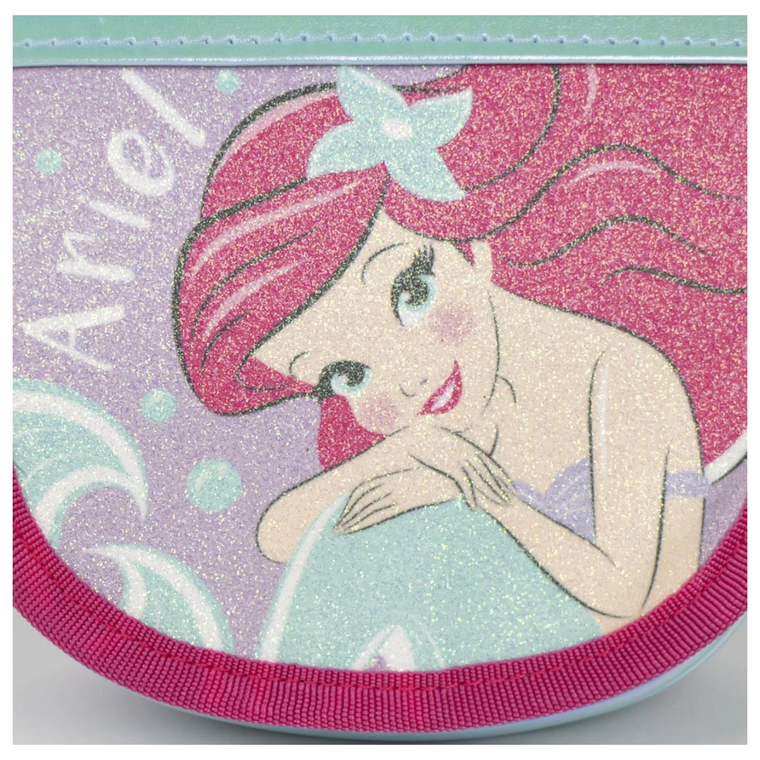 Disney Princess Ariel trblietavá crossbody taška cez rameno produktová fotografia