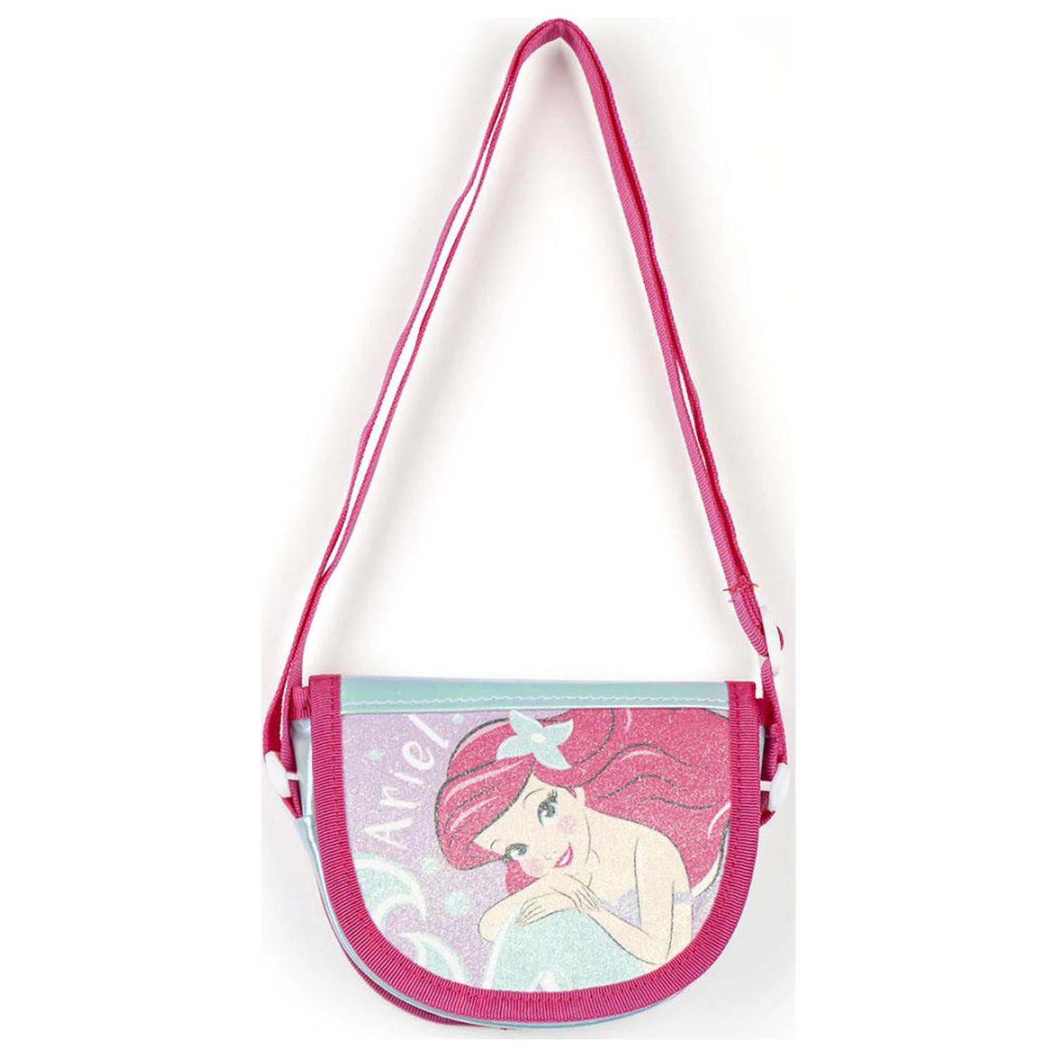 Disney Princess Ariel trblietavá crossbody taška cez rameno produktová fotografia