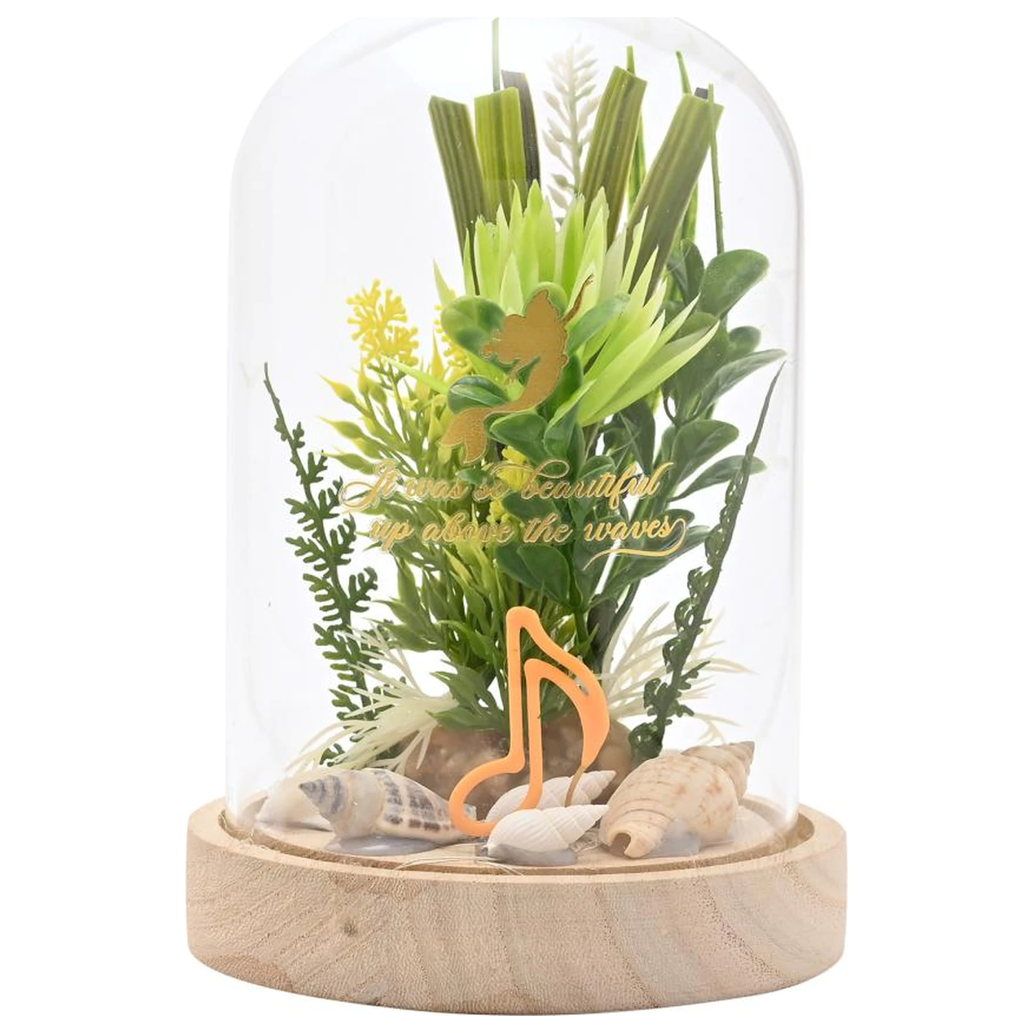 DISNEY PRINCESS Ariel kvetinová Cloche s neónovým svetlom produktová fotografia