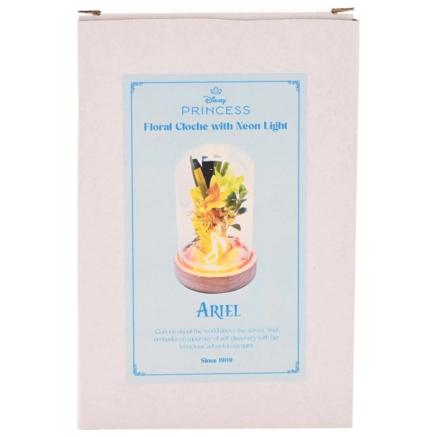DISNEY PRINCESS Ariel kvetinová Cloche s neónovým svetlom produktová fotografia