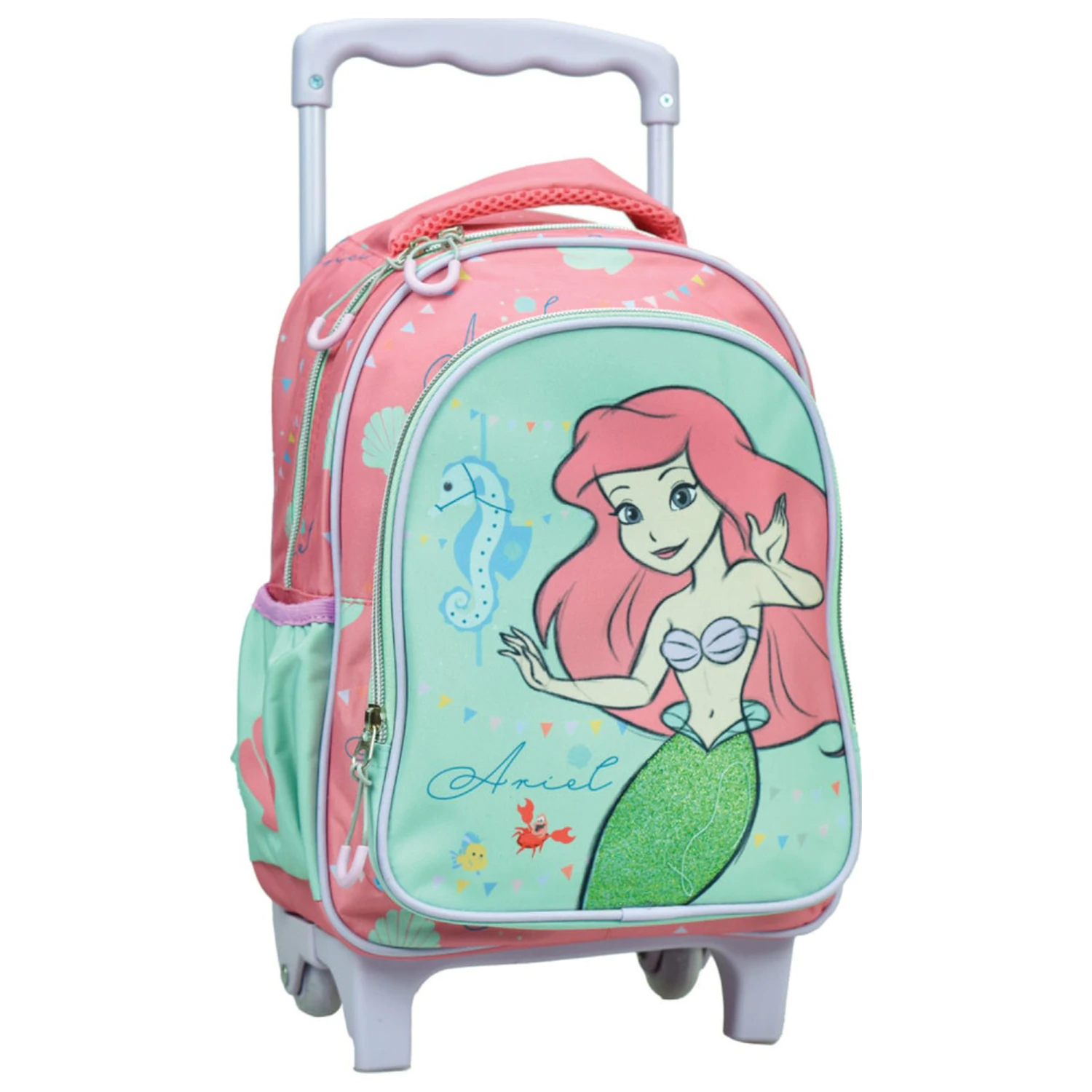 Disney Princesses Ariel školský ruksak na kolieskach, taška 30 cm produktová fotografia