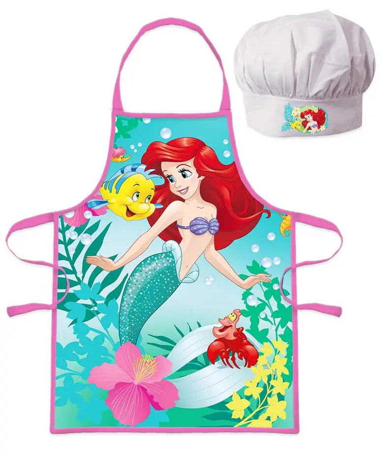 Disney Princesses Ariel detská zástera, 2-dielna súprava produktová fotografia