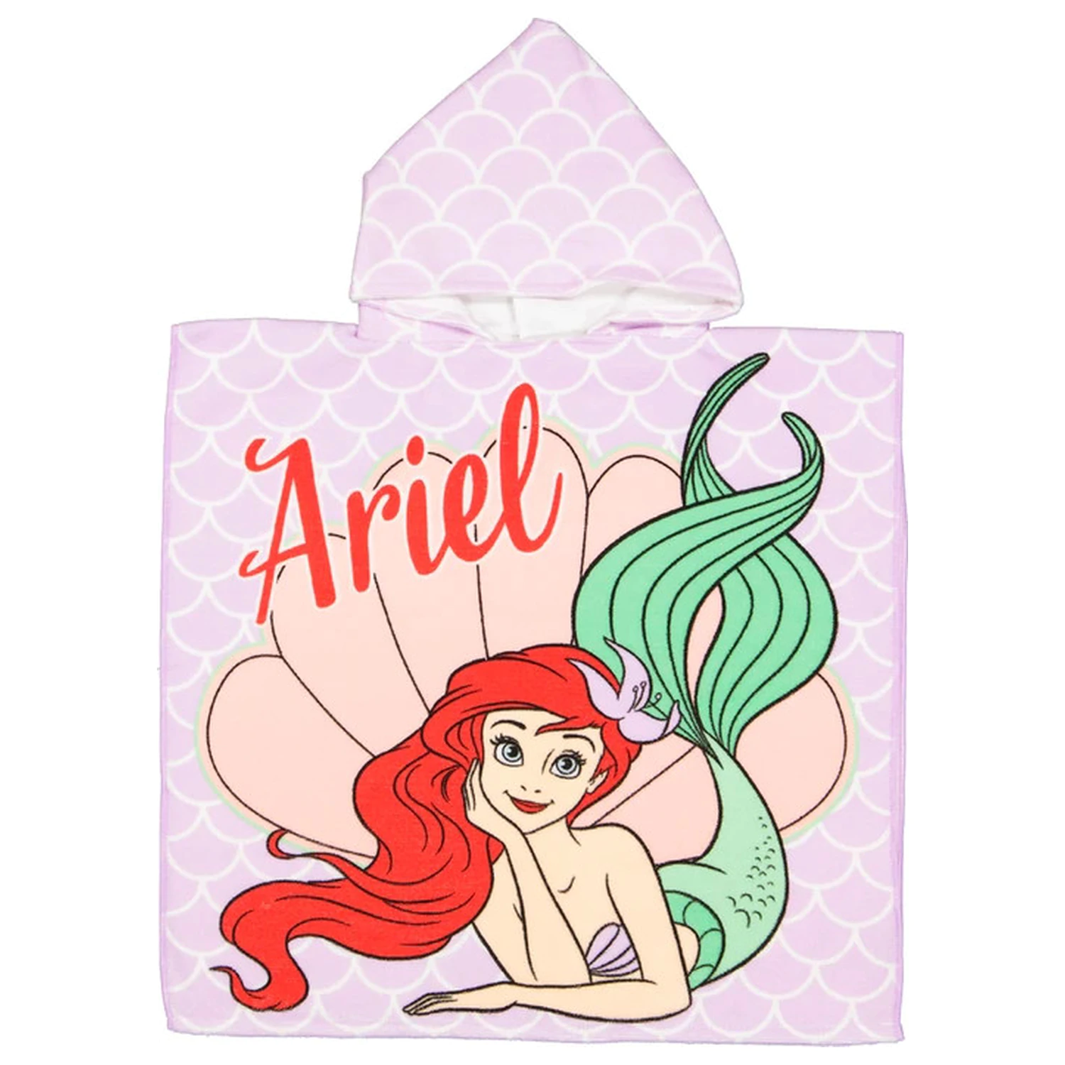 Disney Princess Ariel plážový uterák pončo produktová fotografia