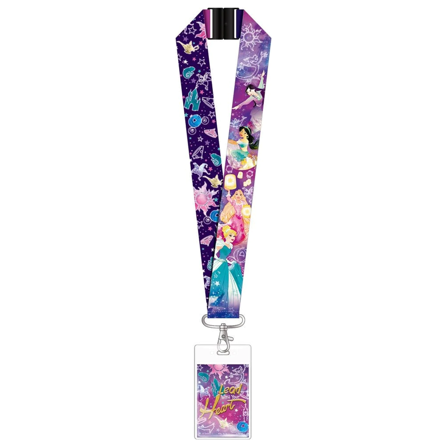 Disney Princess Deluxe Lanyard s držiakom na karty Lead with your heart produktová fotografia