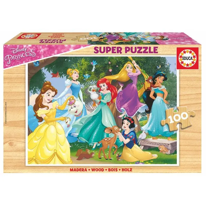 Disney Princess drevené puzzle 100ks produktová fotografia