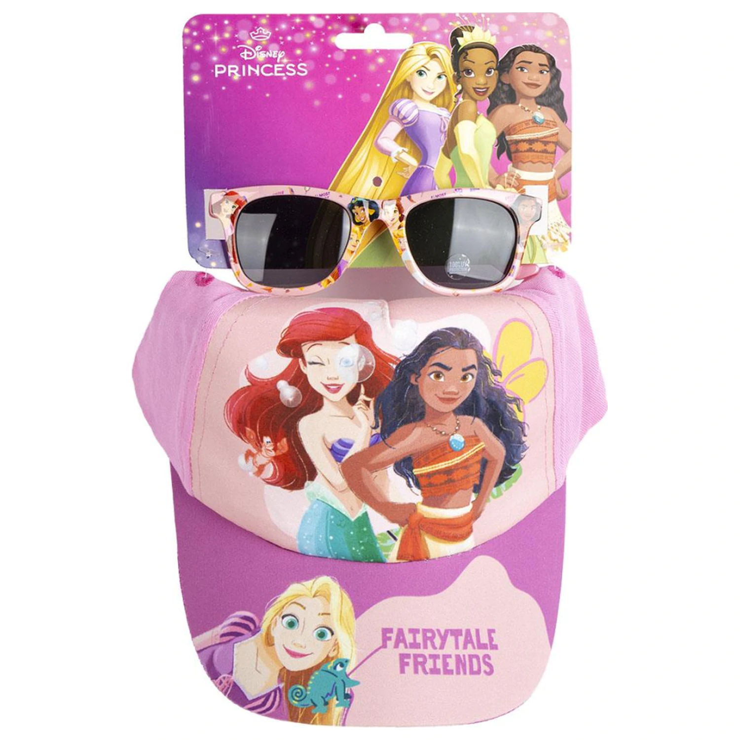 Disney Princess Fairytale Friends súprava slnečných okuliarov a bejzbalovej čiapky produktová fotografia