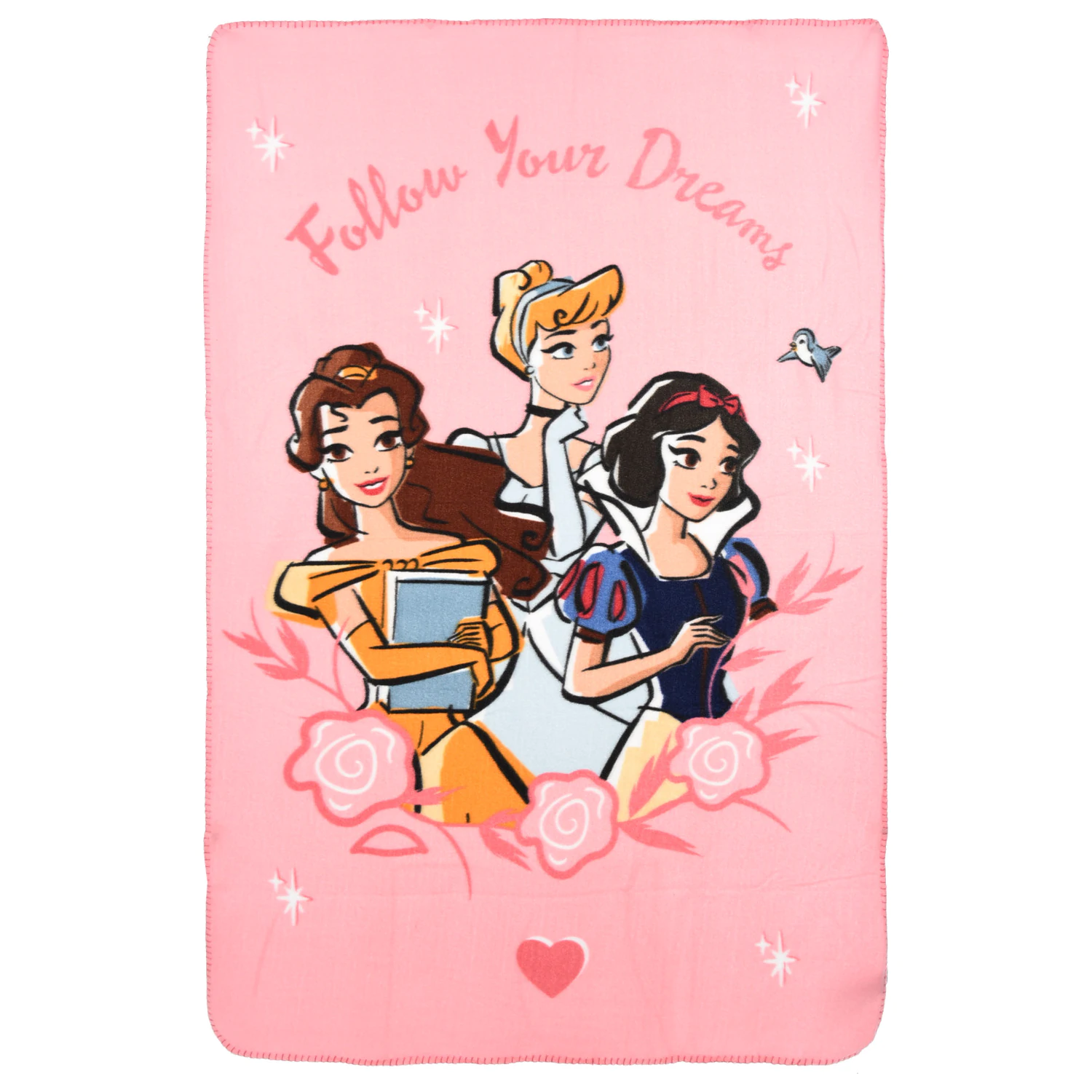Disney Princesses Follow Your Dreams flísová deka produktová fotografia