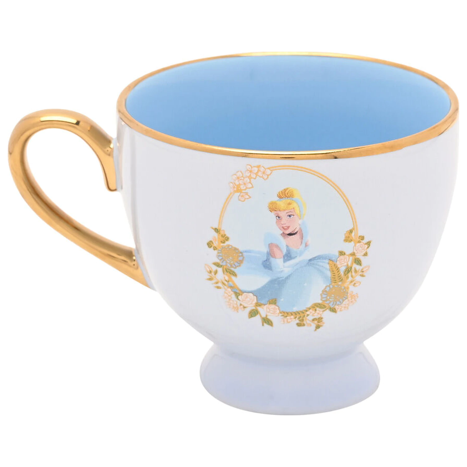 Disney Princess Cinderella šálka na čaj a podšálka produktová fotografia