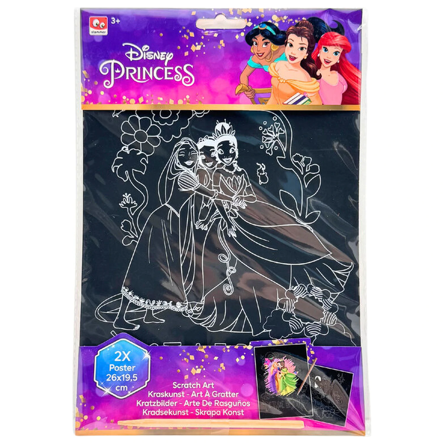 Disney Princess stierací set produktová fotografia