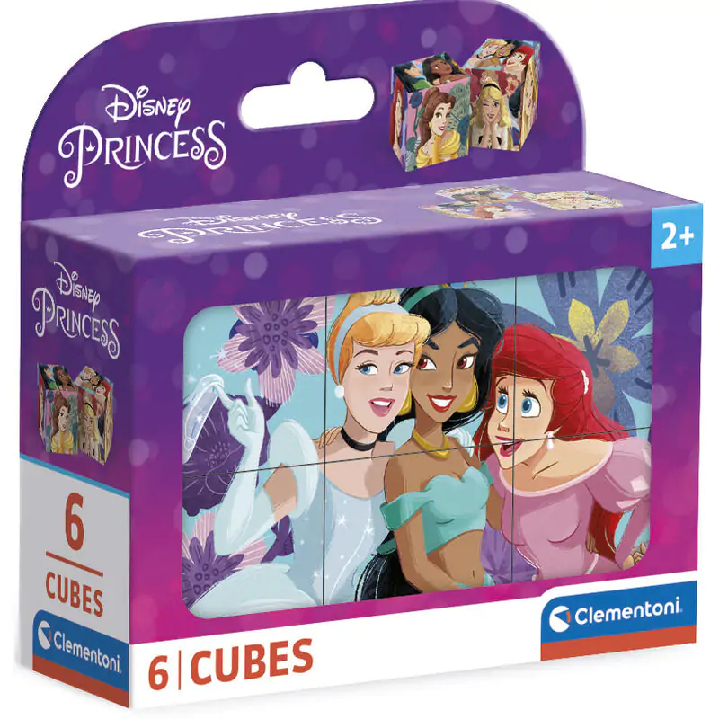 Disney Princess kocka puzzle 6 ks produktová fotografia