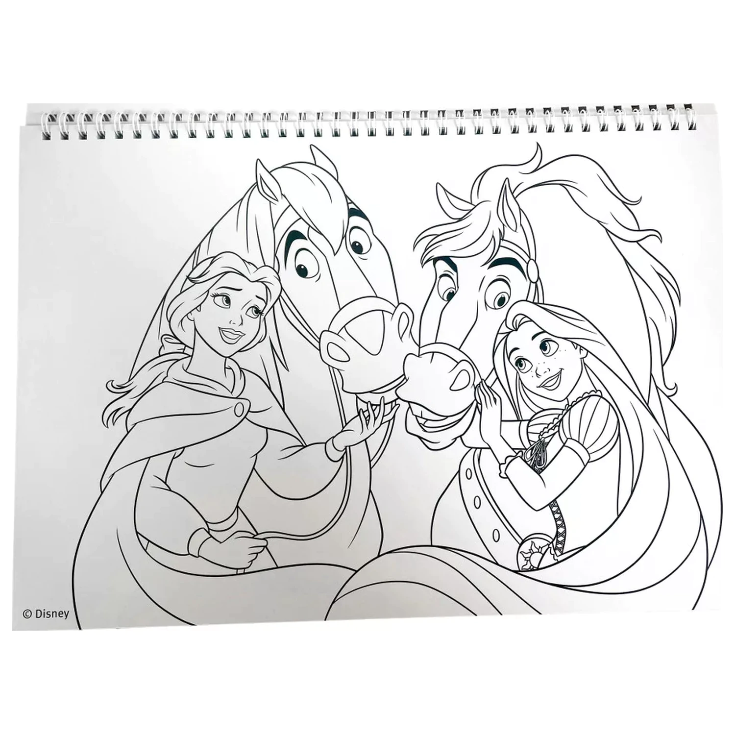 Disney Princesses Life A/4 špirálový skicár 40 listov s nálepkami produktová fotografia