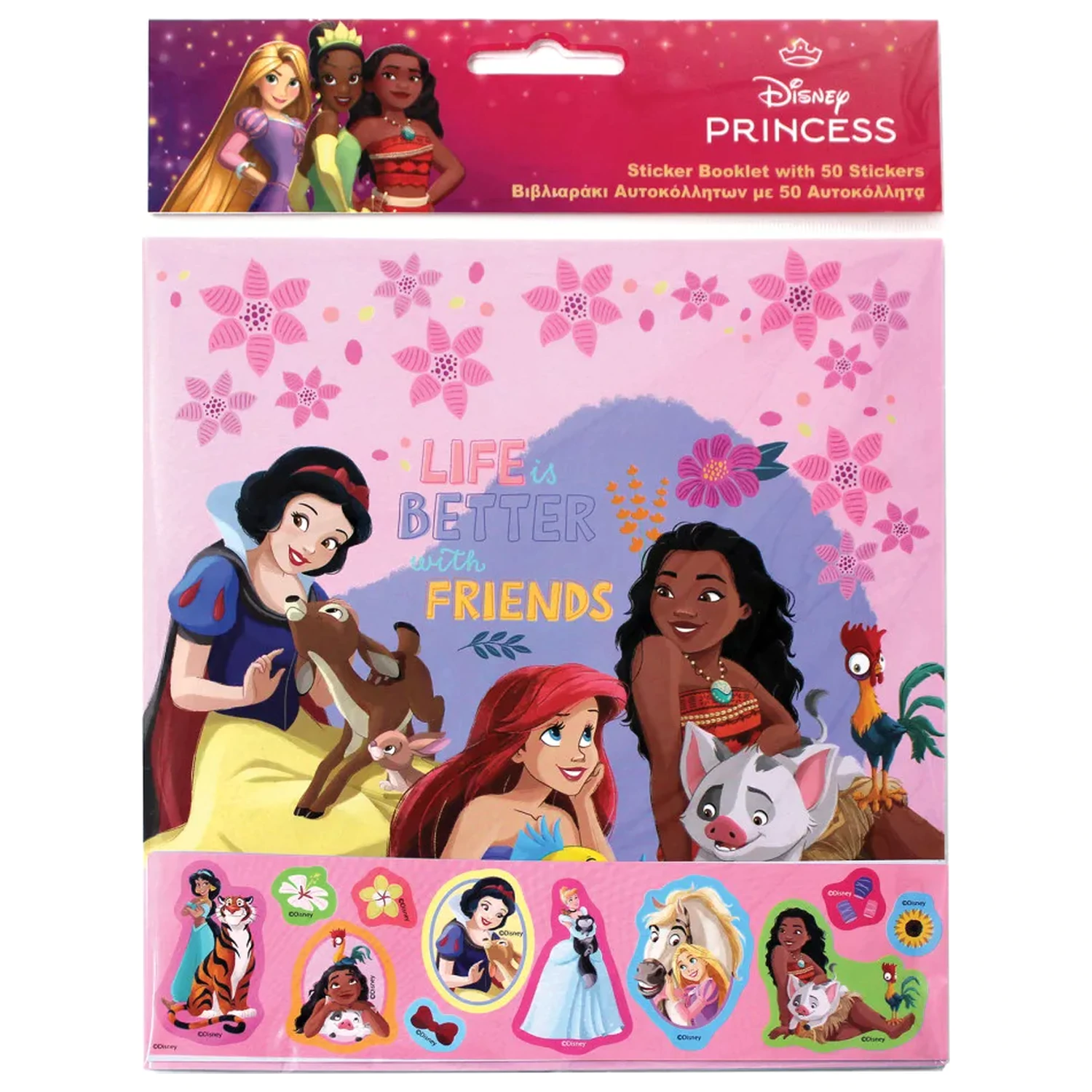 Disney Princess Life album so samolepkami s 50 samolepkami produktová fotografia