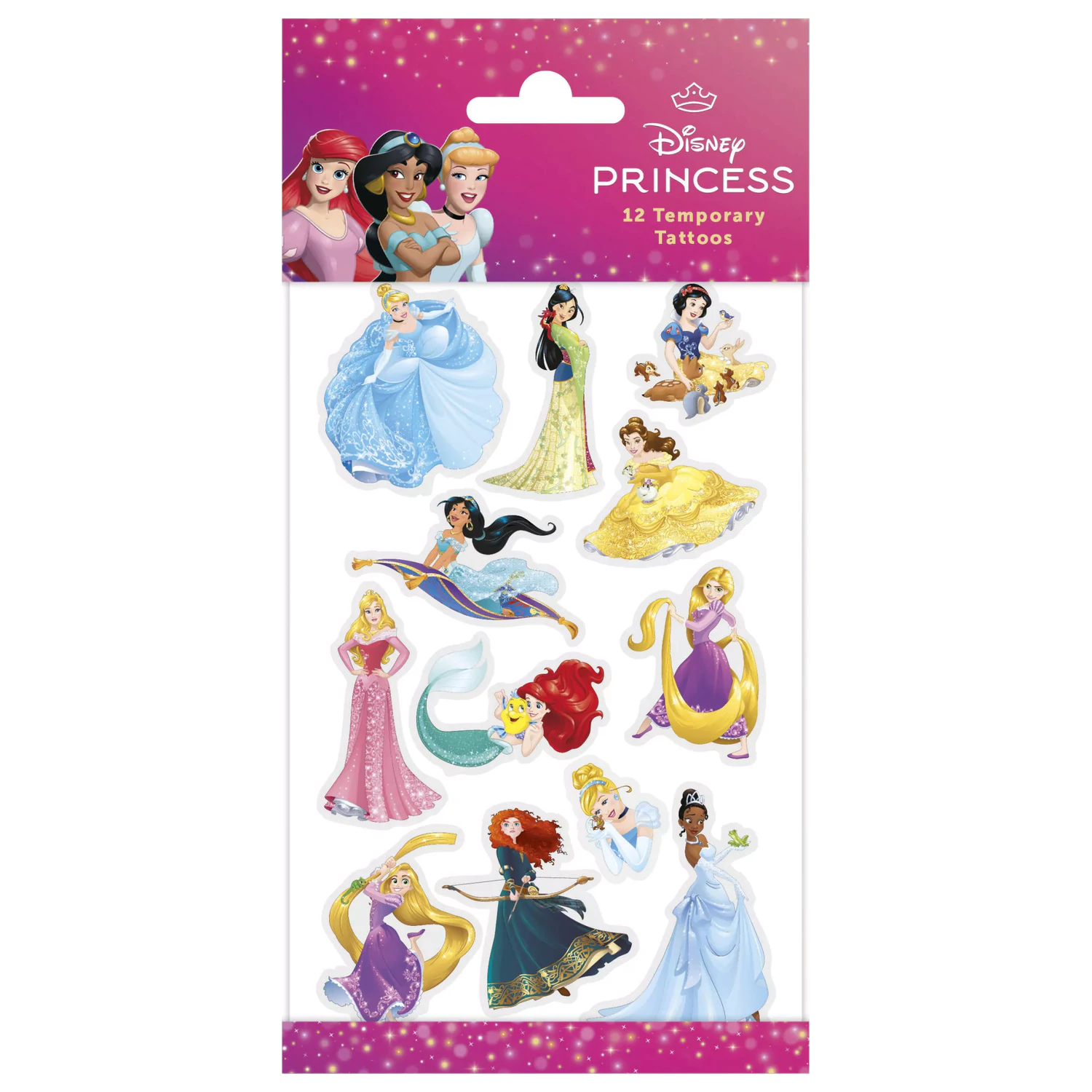 Disney Princesses Magic Tattoos 12-dielne produktová fotografia
